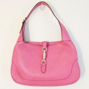 Rare Hot Barbie Pink Large Jackie O Gucci Bag Exc